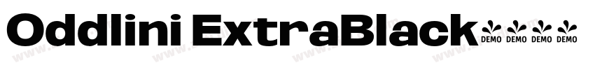 Oddlini ExtraBlack字体转换 Oddlini ExtraBlack字体转换